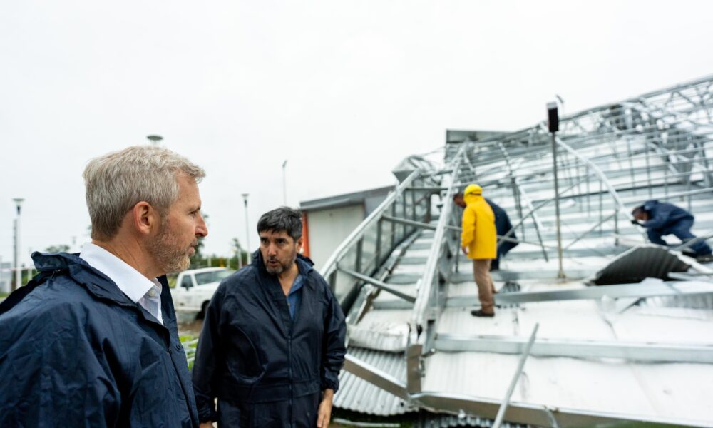 FIGERIO RECORRIÓ LAS ZONAS AFECTADAS EN VILLAGUAY TRAS EL TEMPORAL