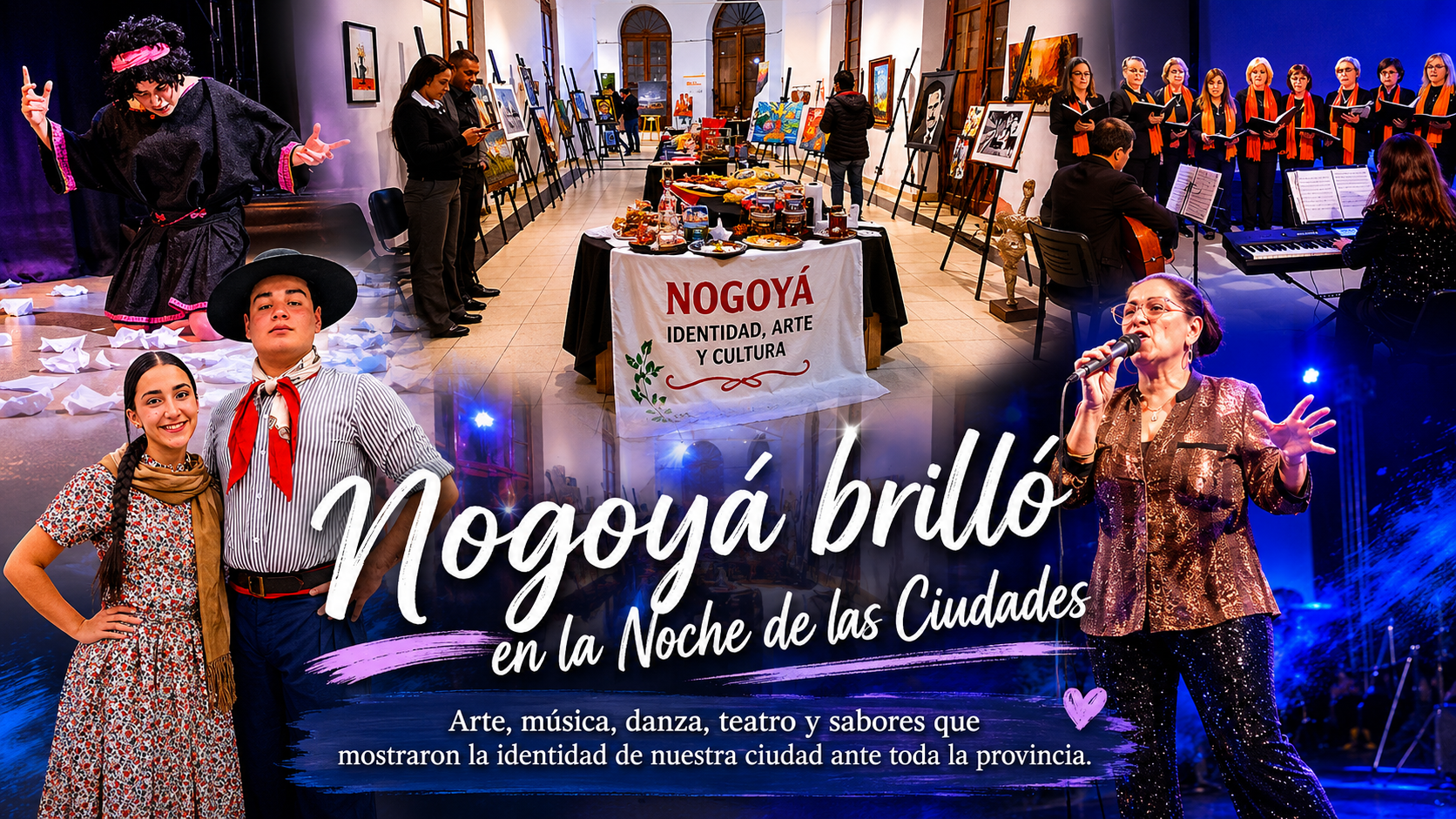 Nogoyá llevó su identidad cultural a una nueva edición de “La Noche de las Ciudades” en Paraná