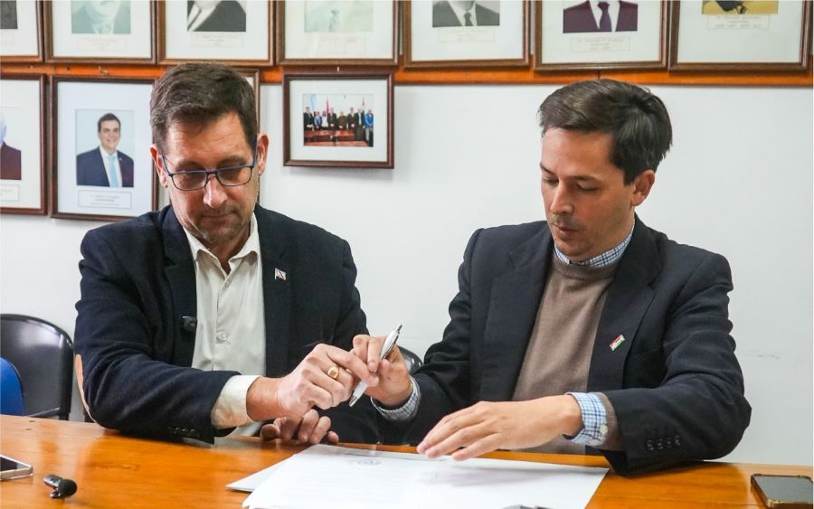 Enersa articula obras y un proyecto de energía renovable en Nogoyá