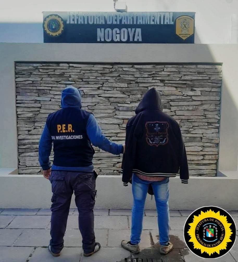 Cae el «reincidente» de Nogoyá: filmado robando en el fin de semana y detenido en el Barrio Nuevo Chañar