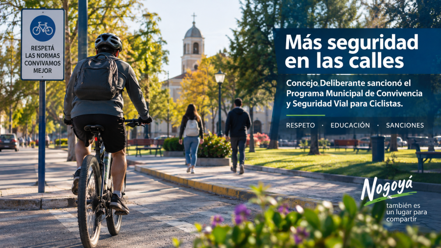 Un cambio necesario en la calle: Nogoyá aprobó una nueva ordenanza de convivencia vial, ¿estaremos listos para cumplirla?