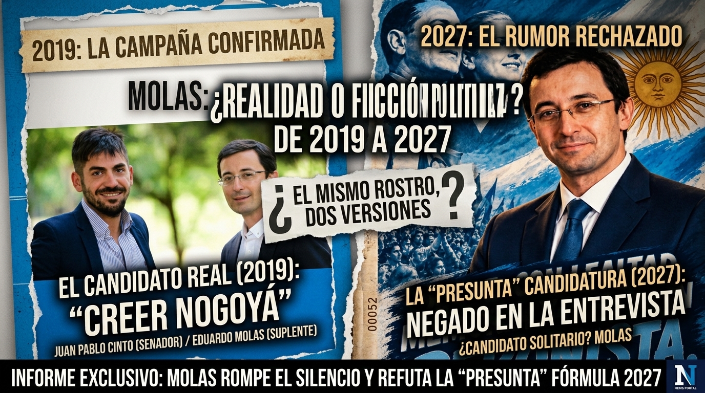 ¿Candidato en 2027? El escribano Eduardo Molas rompe el silencio tras los rumores en redes: «No autoricé a nadie, pero en política nada es casualidad»