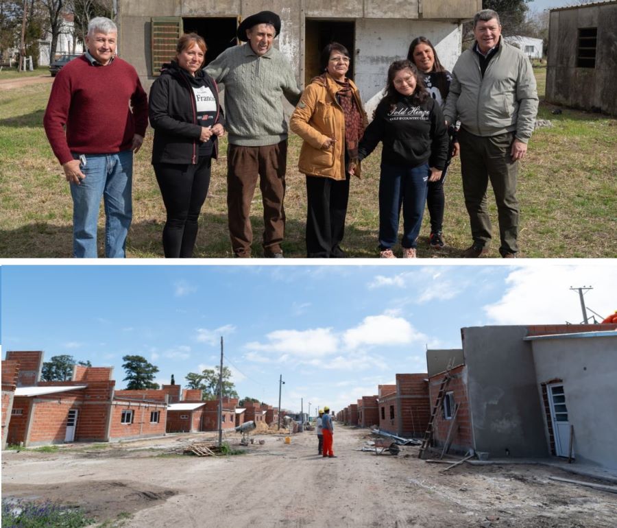 Impulso a la obra pública: avanza la construcción de 39 viviendas en Seguí y reactivan proyectos en Gualeguaychú